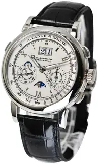 A. Lange & Söhne A. Lange & Söhne Datograph 410.025 39mm Platinum Silver