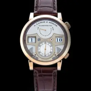 A. Lange & Söhne A. Lange & Söhne Zeitwerk 145.032 44mm Rose gold Silver