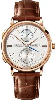A. Lange & Söhne A. Lange & Söhne Saxonia 386.032 38.5mm Rose gold Silver