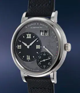 A. Lange & Söhne A. Lange & Söhne Grand Lange 1 117.035 41mm Platinum Black · 117.035