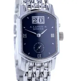A. Lange & Söhne A. Lange & Söhne Arkade 153.027 22mm 18k white gold Blue