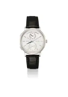 A. Lange & Söhne A. Lange & Söhne Saxonia 385.026 40mm White gold Silver · 385.026