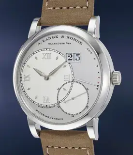 A. Lange & Söhne A. Lange & Söhne Grand Lange 1 115.025 42mm Platinum Silver · 115.025