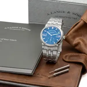 A. Lange & Söhne A. Lange & Söhne Odysseus 363.179 40.5mm Stainless steel Dark Blue · 363.179