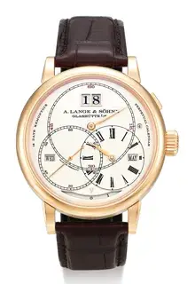 A. Lange & Söhne A. Lange & Söhne Richard Lange 180.032 45.5mm Rose gold Silver