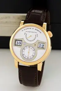 A. Lange & Söhne A. Lange & Söhne Zeitwerk 140.032 42mm Rose gold Silver · 140.032