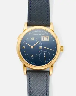 A. Lange & Söhne A. Lange & Söhne Lange 1 101.028 38mm Yellow gold Blue