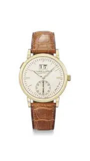 A. Lange & Söhne A. Lange & Söhne Langematik 308.021 37mm Yellow gold Silver · 308.021