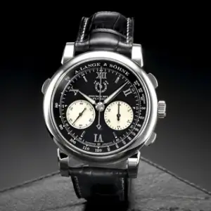 A. Lange & Söhne A. Lange & Söhne Double Split 43mm Platinum Black · -