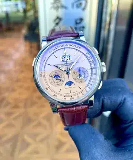 A. Lange & Söhne A. Lange & Söhne Datograph 740.056 White gold Pink