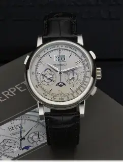 A. Lange & Söhne A. Lange & Söhne Datograph 410.025 41mm Platinum Silver · 410.025
