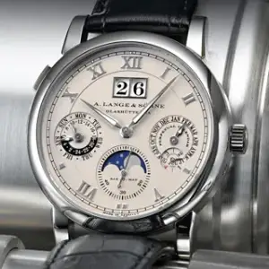 A. Lange & Söhne A. Lange & Söhne Langematik 38.5mm Platinum Silver · -