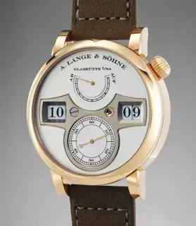 A. Lange & Söhne A. Lange & Söhne Zeitwerk 140.032 42mm Rose gold Silver · 140.032