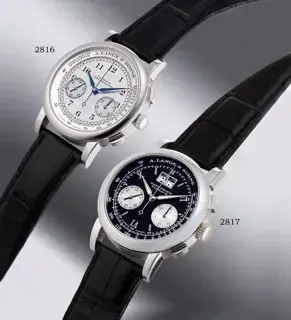 A. Lange & Söhne A. Lange & Söhne Datograph 39mm Platinum Black · -