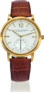 A. Lange & Söhne A. Lange & Söhne Langematik 301.021 37mm Yellow gold White