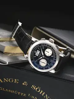 A. Lange & Söhne A. Lange & Söhne Datograph 39mm Platinum Black · -
