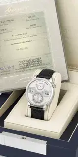 A. Lange & Söhne A. Lange & Söhne Zeitwerk 140.025 42mm Platinum Silver · 140.025