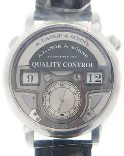 A. Lange & Söhne A. Lange & Söhne Zeitwerk 147.025 44mm Platinum Silver