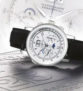 A. Lange & Söhne A. Lange & Söhne Datograph 41mm Platinum Silver · -