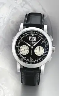 A. Lange & Söhne A. Lange & Söhne Datograph 39mm Platinum Black · -