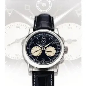 A. Lange & Söhne A. Lange & Söhne Double Split 43mm Platinum Black · -
