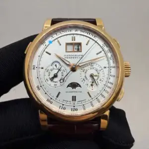 A. Lange & Söhne A. Lange & Söhne Datograph 410.032E/LS4104AP 41mm Rose gold Silver