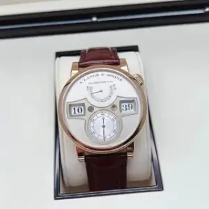 A. Lange & Söhne A. Lange & Söhne Zeitwerk 140.032 41.9mm Rose gold Silver