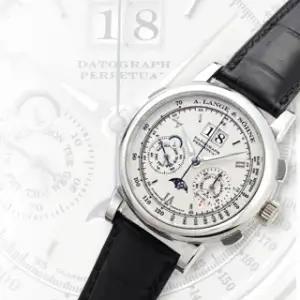 A. Lange & Söhne A. Lange & Söhne Datograph 41mm Platinum Silver · -