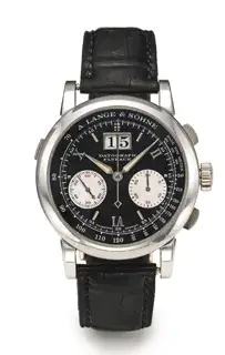 A. Lange & Söhne A. Lange & Söhne Datograph 39mm Platinum Black · -
