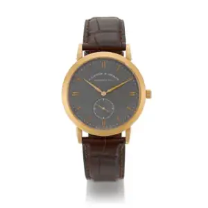 A. Lange & Söhne A. Lange & Söhne Saxonia 215.033 37mm 18k rose gold Gray · 215.033