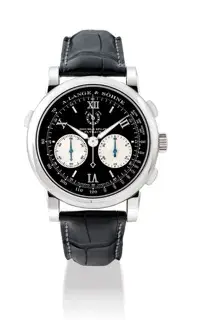 A. Lange & Söhne A. Lange & Söhne Double Split 404.035 43mm Platinum Black · 404.035