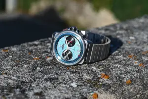 Angelus Chronodate Titanium Storm Blue Edition