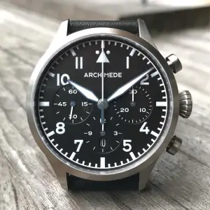 Archimede Pilot Chronograph Tricompax