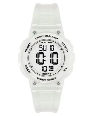 Armitron Armitron Digital Resin Watch™ (Day-Date-Month) White
