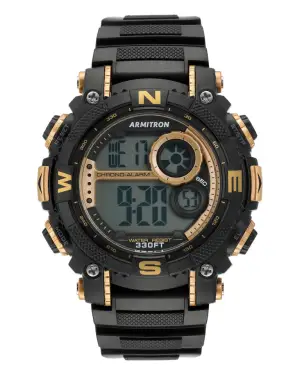 Armitron Armitron Digital Resin Watch™ (Chronograph) 54mm, Black
