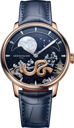 Arnold & Son Perpetual Moon 41.5 Red Gold “Year of the Snake”