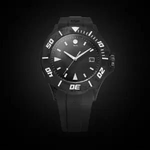 ArtyA Large Black Diver Carbon