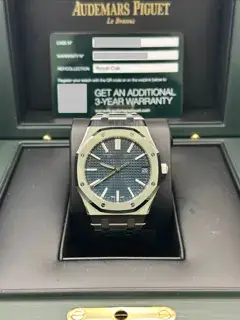 Audemars Piguet Audemars Piguet Royal Oak 15510ST.OO.1320ST.06 41mm Stainless steel Blue