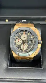 Audemars Piguet Audemars Piguet Royal Oak Offshore 26400RO.OO.A002CA.01 44mm Rose gold Black