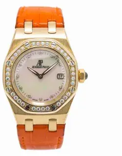 Audemars Piguet Audemars Piguet Royal Oak Lady 67601BA.ZZ.D012CR.02 33mm Yellow gold White