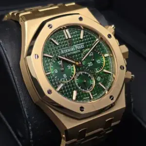 Audemars Piguet Audemars Piguet Royal Oak 26331BA.OO.1220BA.02 41mm Yellow gold Green