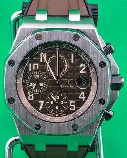Audemars Piguet Audemars Piguet Royal Oak Offshore 26470ST.OO.A820CR.01 42mm Ceramic and Stainless steel Brown