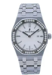 Audemars Piguet Audemars Piguet Royal Oak 67651ST 33mm Stainless steel White