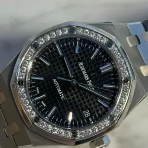 Audemars Piguet Audemars Piguet Royal Oak Lady 15451ST OAK 37mm Stainless steel Black