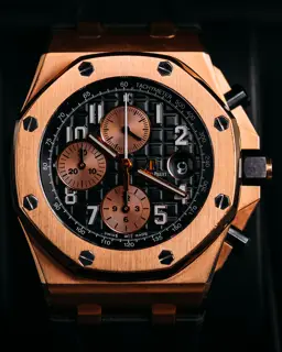 Audemars Piguet Audemars Piguet Royal Oak Offshore 26470OR.OO.A002CR.02 42mm Rose gold Black