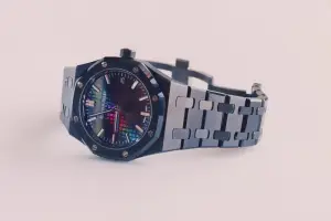 Audemars Piguet Royal Oak Selfwinding 34mm Black Ceramic Carolina Bucci Rainbow