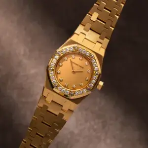 Audemars Piguet Audemars Piguet Royal Oak 6007BA 26mm Yellow gold Champagne