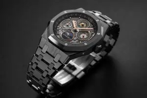 Audemars Piguet Royal Oak Perpetual Calendar Openworked Black Ceramic