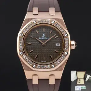 Audemars Piguet Audemars Piguet Royal Oak Lady 67601OR.ZZ.D080CA.01 33mm Rose gold Brown