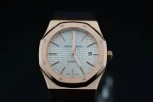 Audemars Piguet Audemars Piguet Royal Oak 15400OR.OO.D088CR.01 41mm Rose gold Silver